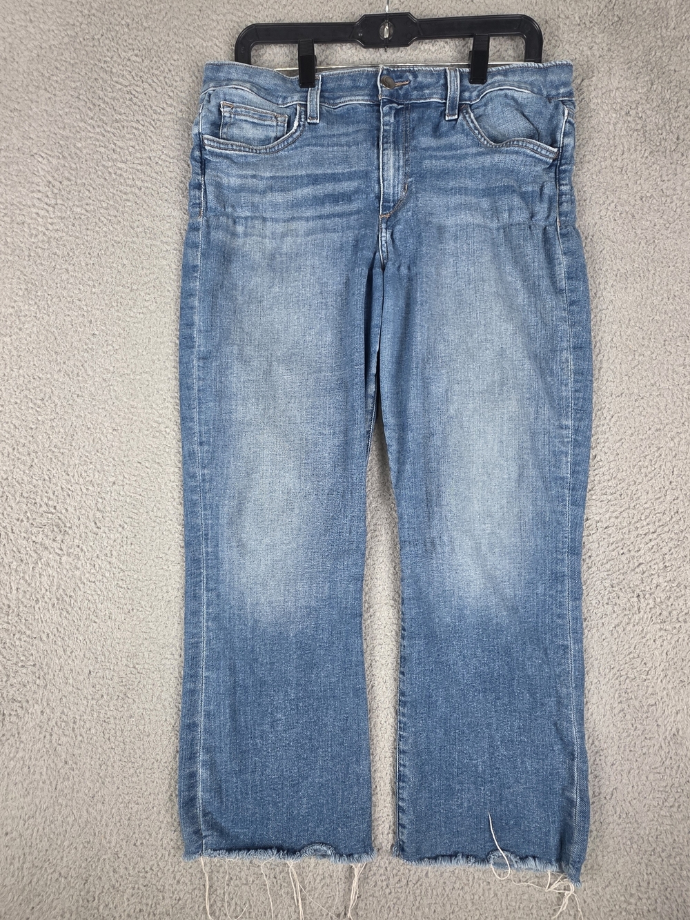 Joe's Jeans Wide Leg Cropped Raw Hem / Slight Fringe Hem Size 32